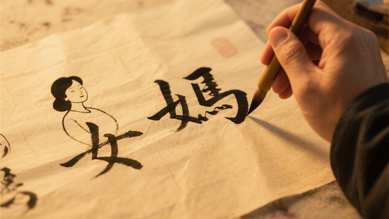 Structure d'un ideophonogramme chinois