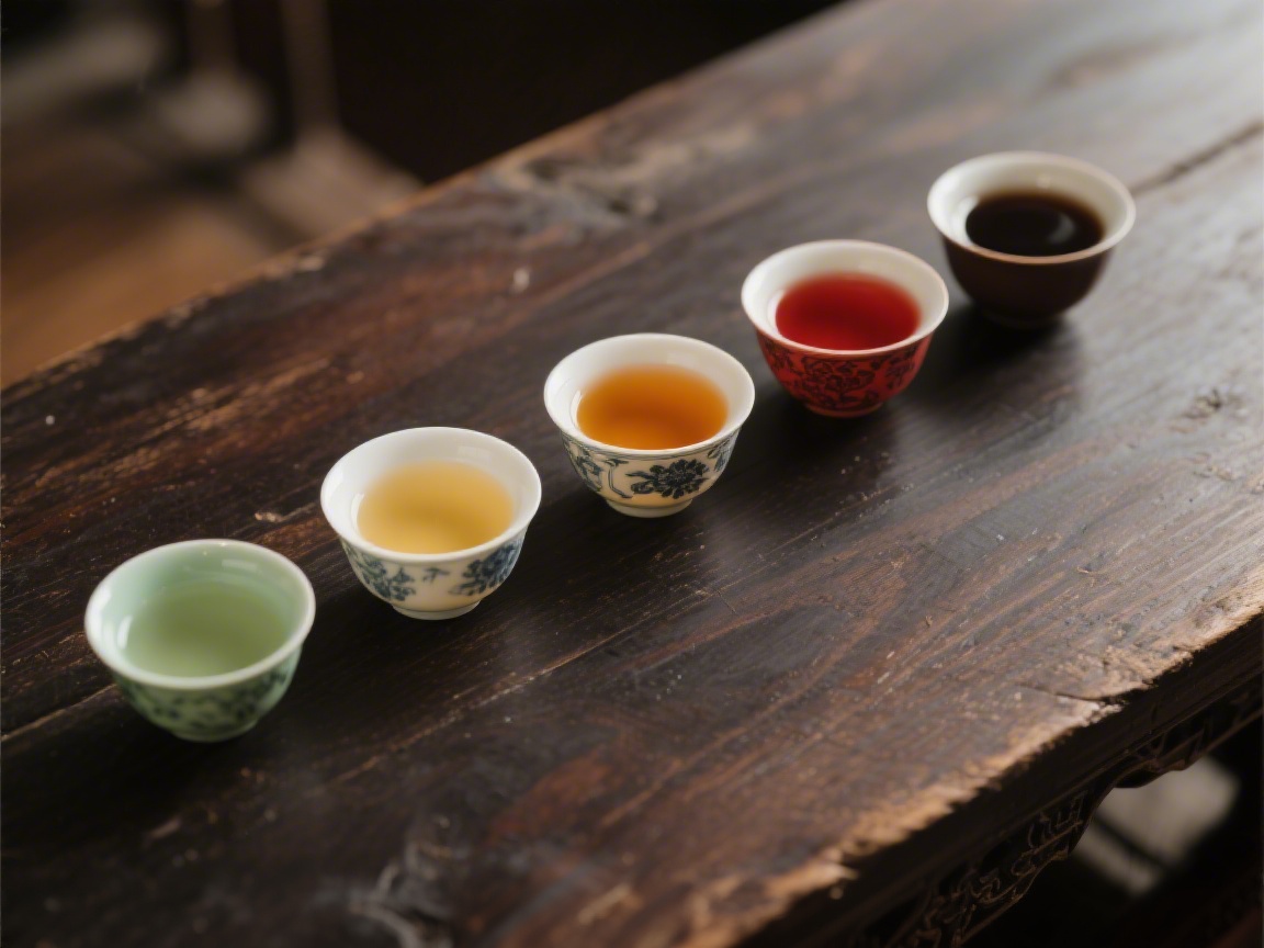 Les six familles de the chinois
